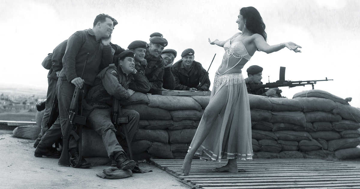 Did Egyptian stomach dancers act as spies in World Conflict II?